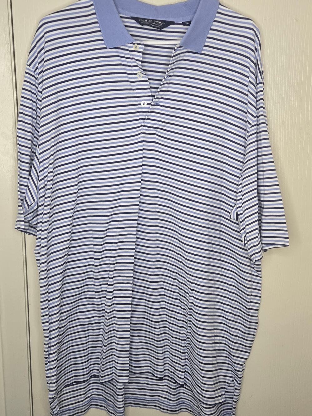 XL‎ Striped Polo Golf Ralp Lauren Short Sleeve